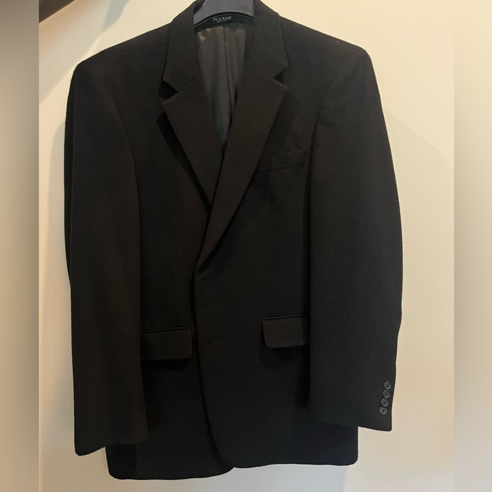 Jos. A. Bank Elegant Black Cashmere Blazer